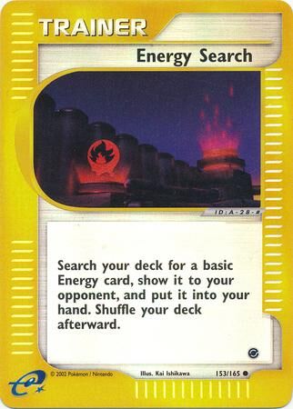 Energy Search - 153/165 - Reverse Holo - EN Energy Search - 153/165 - Reverse Holo - EN