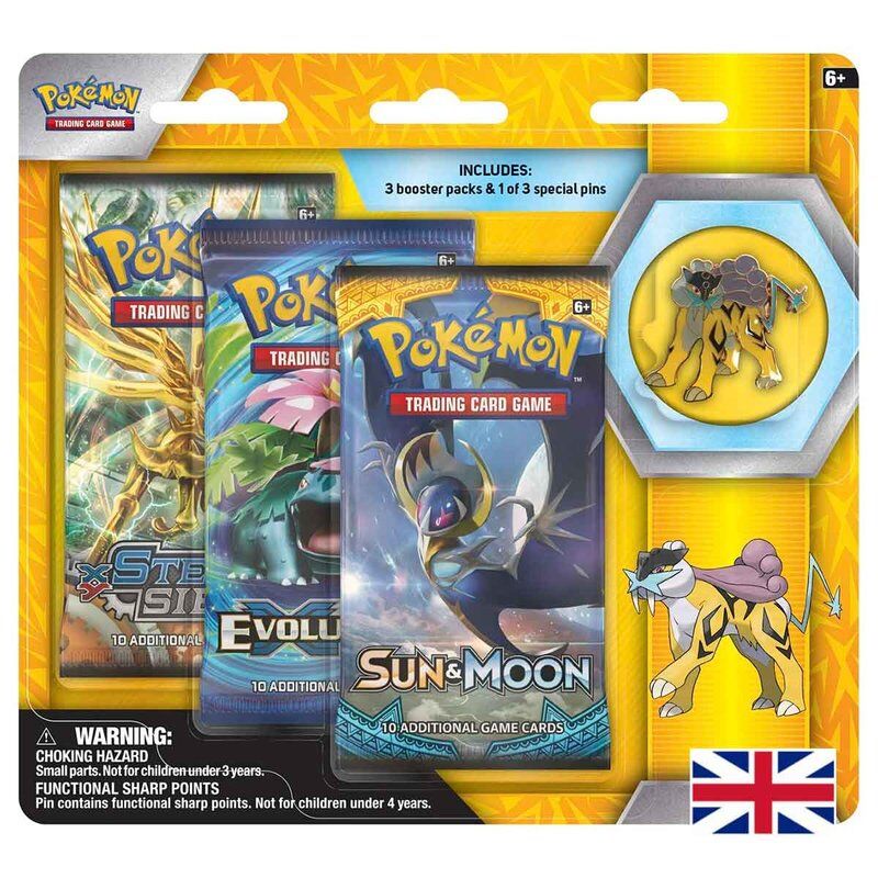 pok-mon-raikou-pin-collection-blister Pokémon Raikou Pin Collection Blister