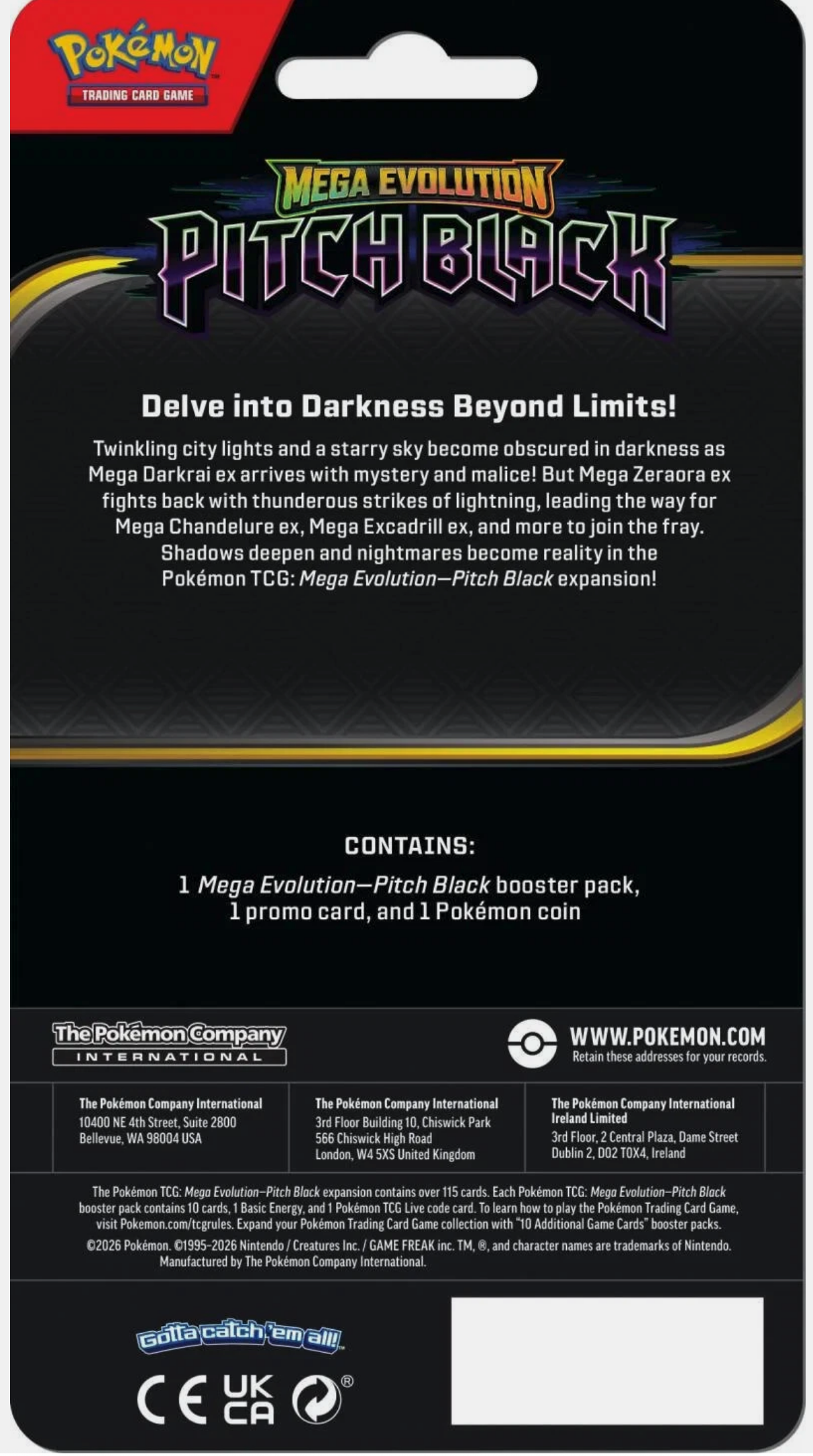 Pokémon TCG: (ME05) Pitch Black Checklane Blister - Slowpoke - EN