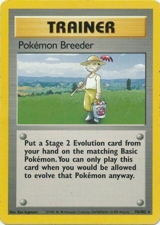 Pokémon Breeder - 76/102 - Unlimited - EN
