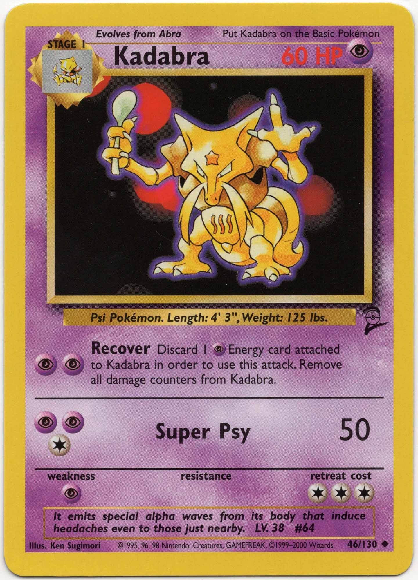 kadabra-46-130-pok-mon-tcg Kadabra - 46/130 - Pokémon TCG