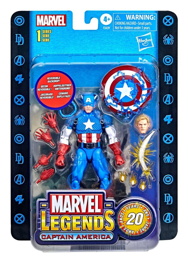 Marvel Legends 20th Anniversary Series 1 Actionfigur 2022 Captain America 15 cm