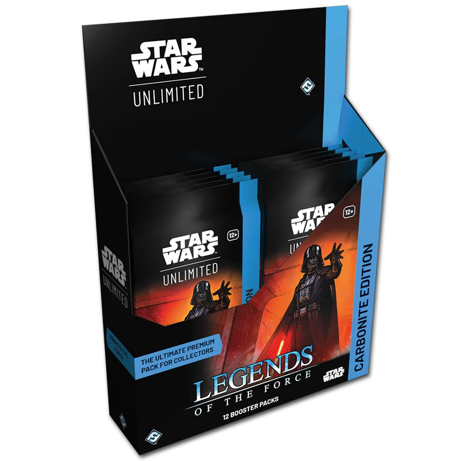 Star Wars: Unlimited - Legends of the Force - Carbonite Booster Display (12) - FFG - EN Star Wars: Unlimited - Legends of the Force - Carbonite Booster Display (12) - FFG - EN