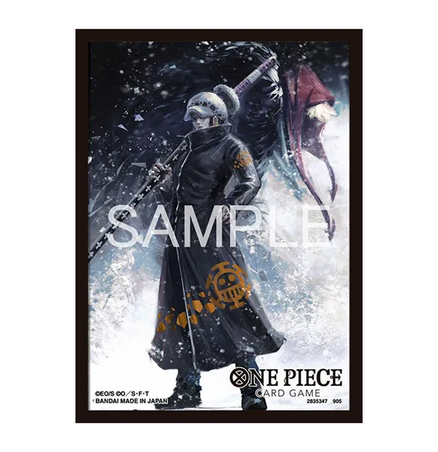 One Piece Card Game - Official Sleeves Bandai TCG - Trafalgar Law