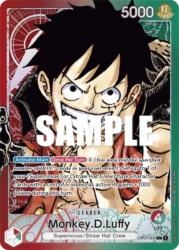 Monkey.D.Luffy - OP01-003 - Alternate Art Monkey.D.Luffy - OP01-003 - Alternate Art