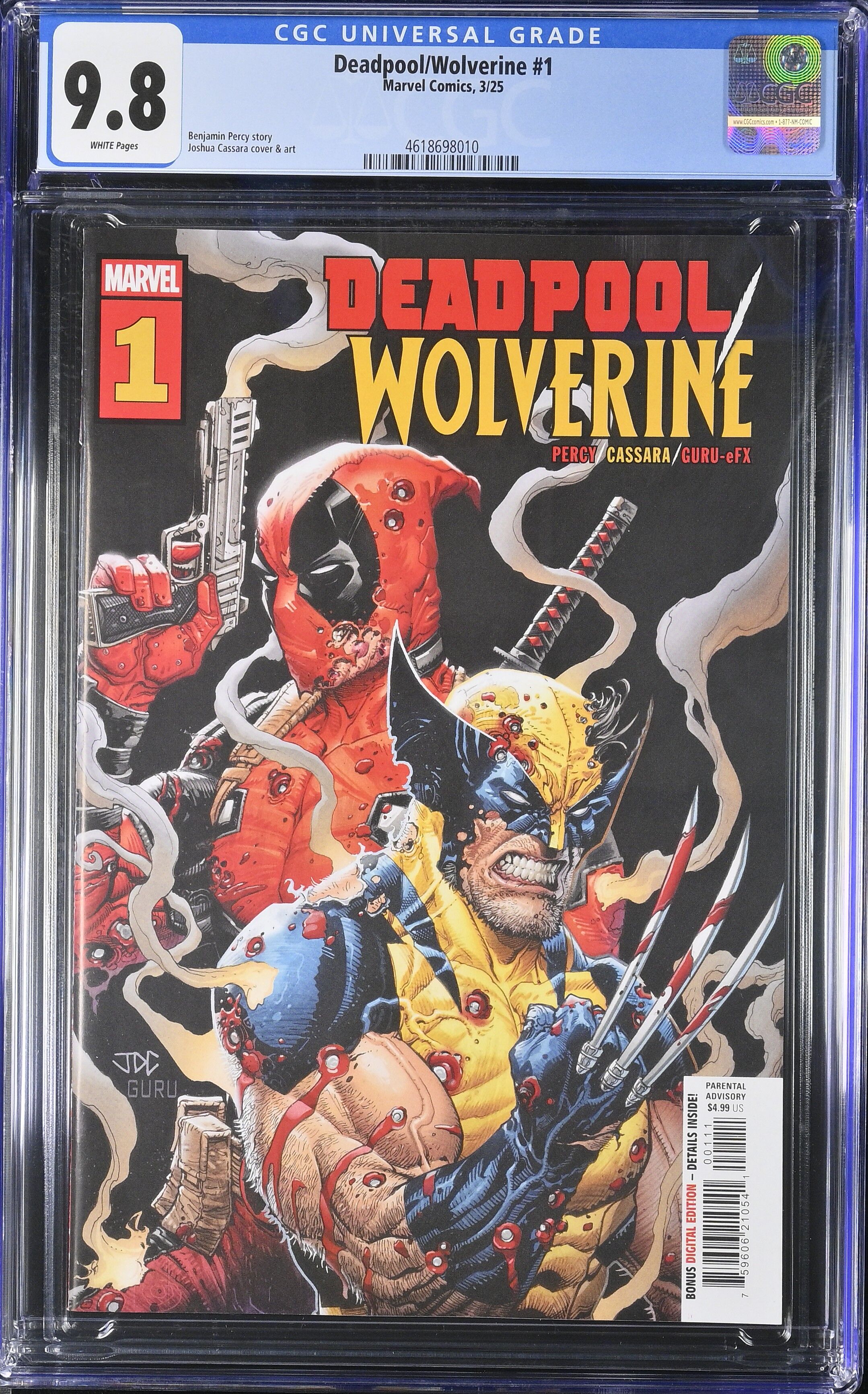 Deadpool/Wolverine Issue 1 - CGC 9.8 Deadpool/Wolverine Issue 1 - CGC 9.8