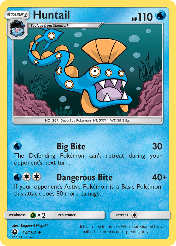 Huntail - 42/106 - Reverse Holo - EN