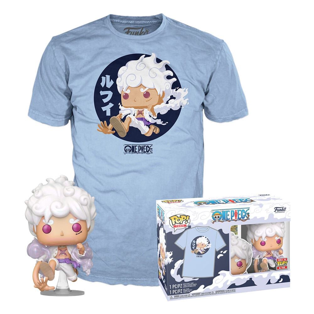 One Piece POP! & Tee Vinyl Figur & T-Shirt Set Luffy Fifth Gear Grösse L One Piece POP! & Tee Vinyl Figur & T-Shirt Set Luffy Fifth Gear Grösse L