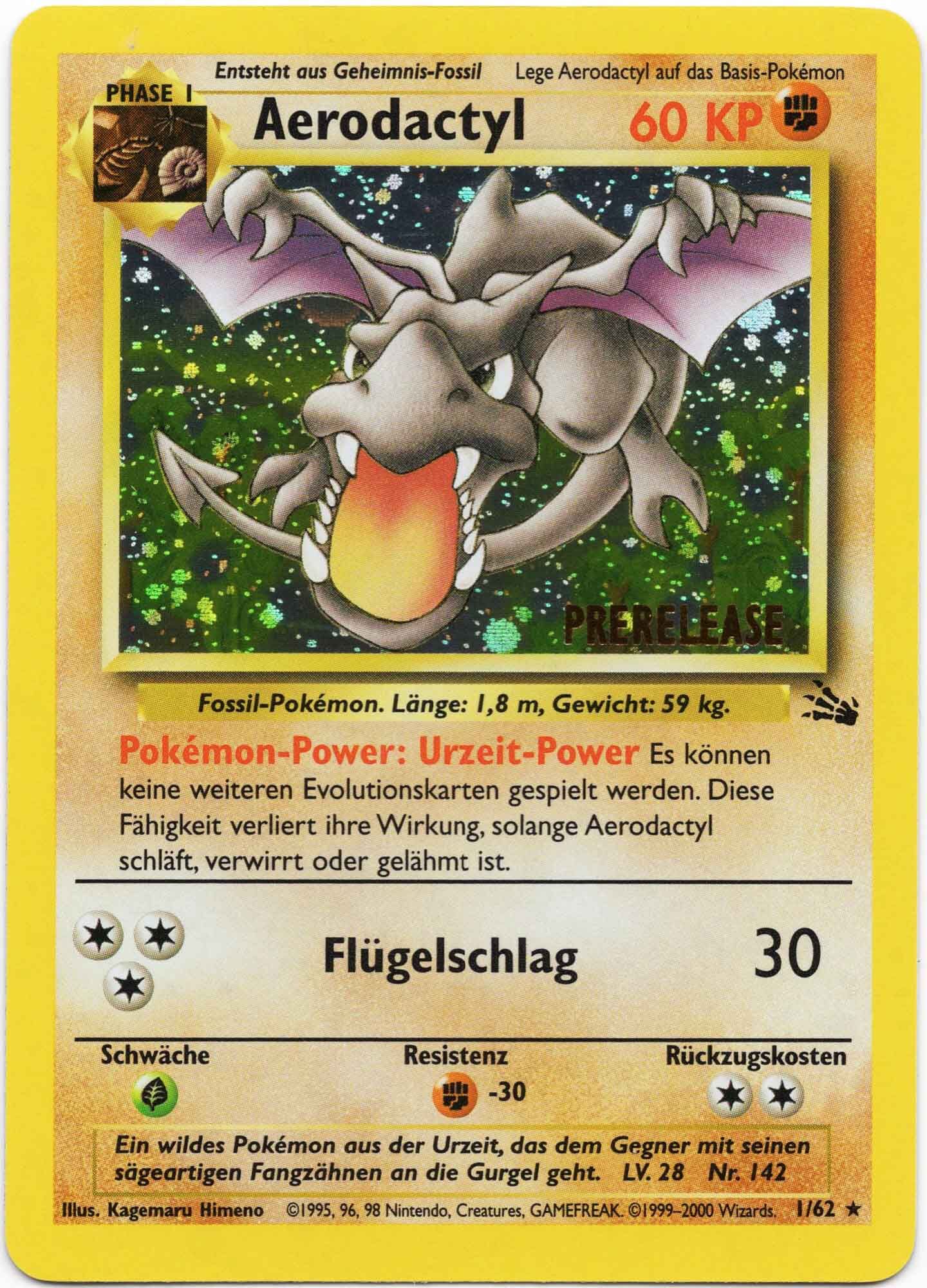 aerodactyl-1-62-pok-mon-tcg Aerodactyl 1/62 - Pokémon TCG