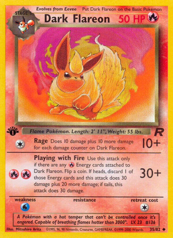 Dark Flareon - 35/82 - EN