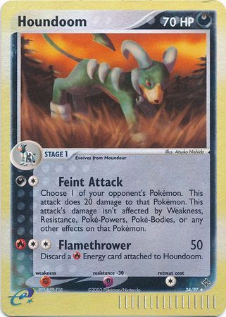 Houndoom - 34/97 - Reverse Holo - EN