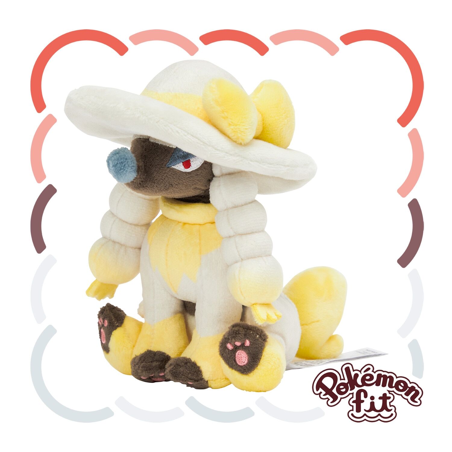 Furfrou Lady Trim Sitting Cuties Plush - 16 cm