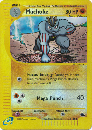Machoke - 38/144 - Reverse Holo - EN