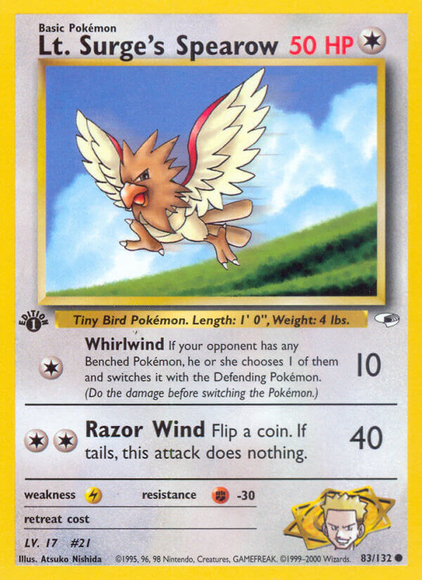 Lt. Surge’s Spearow - 83/132 - EN