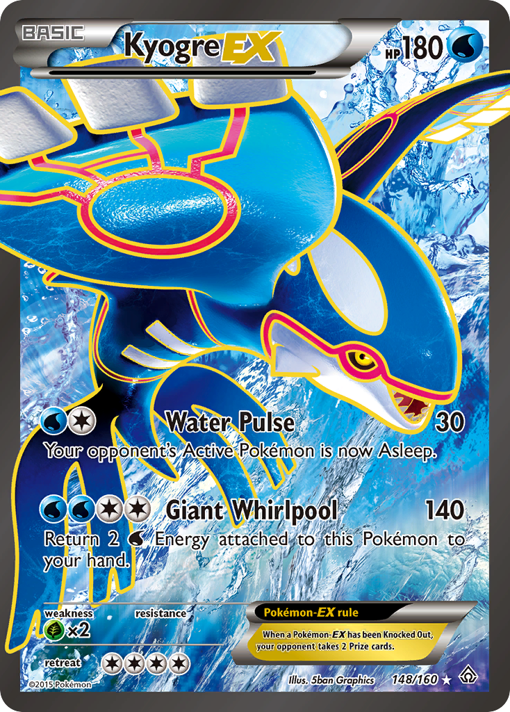 Kyogre-EX - 148/160 - EN
