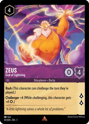 Zeus - God of Lightning - 61/204 - EN Zeus - God of Lightning - 61/204 - EN