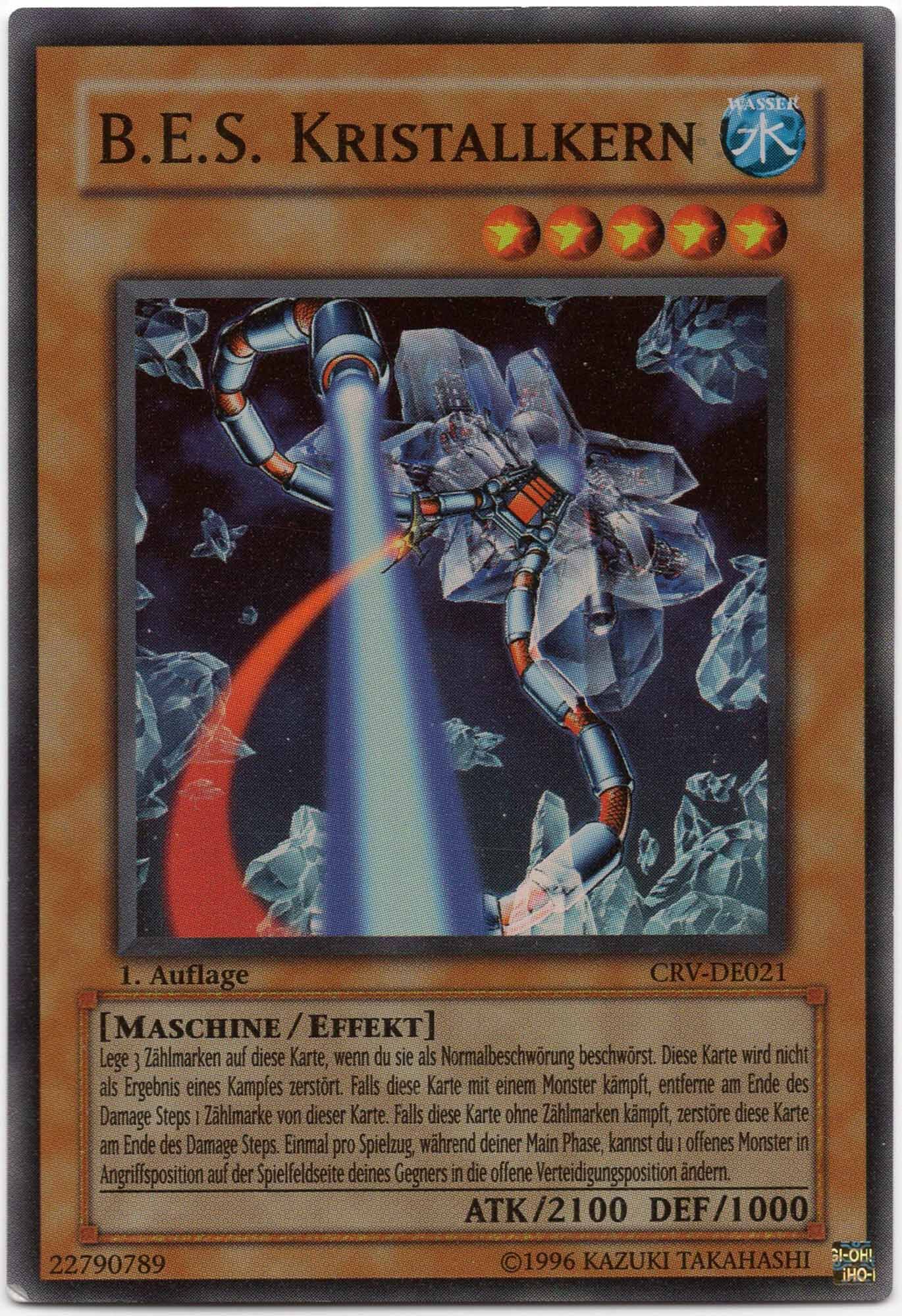 b-e-s-kristallkern-crv-de021-super-rare-1-auflage-moderately-played B.E.S Kristallkern - CRV-DE021 - Super Rare - 1. Auflage (Moderately Played)