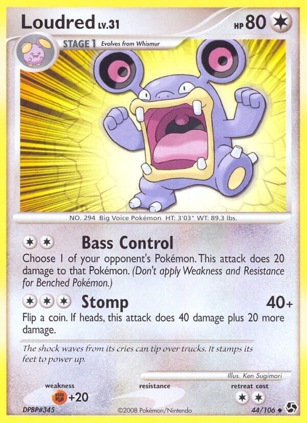 Loudred - 44/106 - Reverse Holo - EN