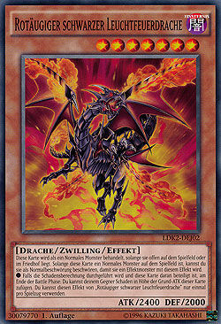 Rotäugiger schwarzer Leuchtfeuerdrache - Yu-Gi-Oh!