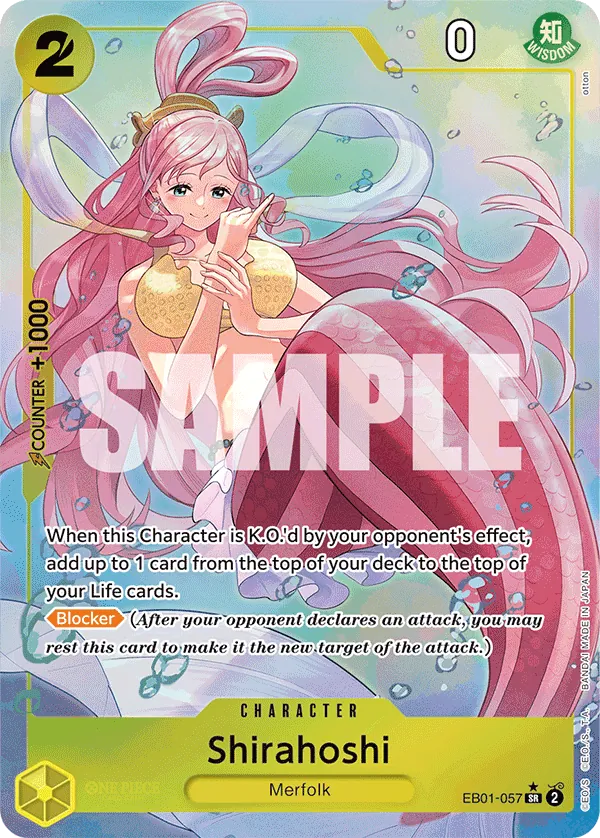 Shirahoshi - EB01-057 - Alternate Art - EN