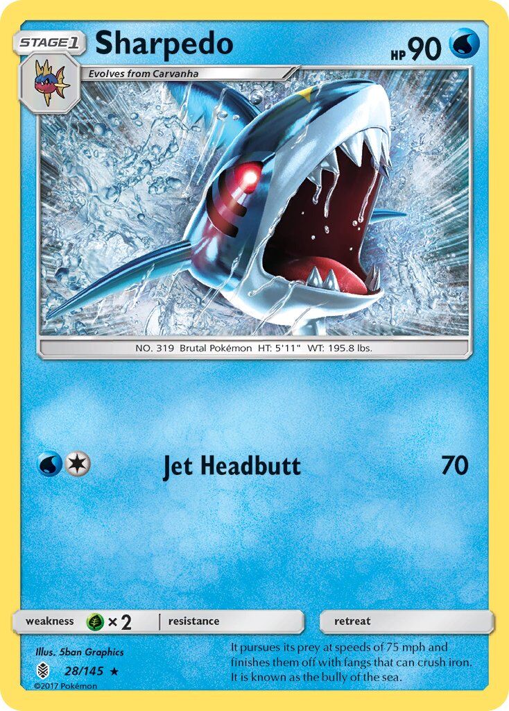 Sharpedo - 28/145 - EN Sharpedo - 28/145 - EN