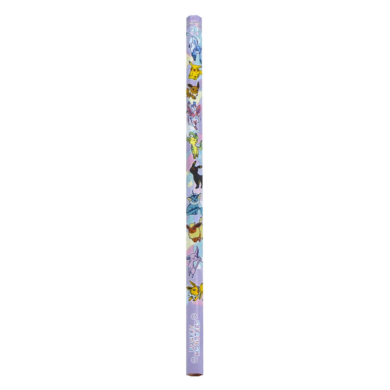 Pokemon Center Original Eeveelutions Pencil 2B Pastel Flakes 12 Pack
