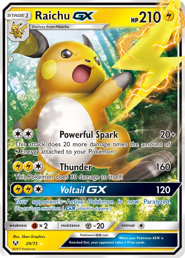 Raichu-GX - 29/73 - EN Raichu-GX - 29/73 - EN