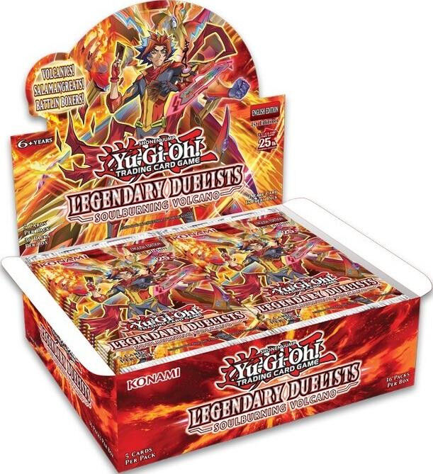 Legendary Duelists Soulburning Volcano Booster Display - 1. Auflage - Yu-Gi-Oh! - EN Legendary Duelists Soulburning Volcano Booster Display - 1. Auflage - Yu-Gi-Oh! - EN