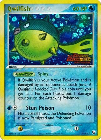 Qwilfish - 27/109 - Reverse Holo - EN