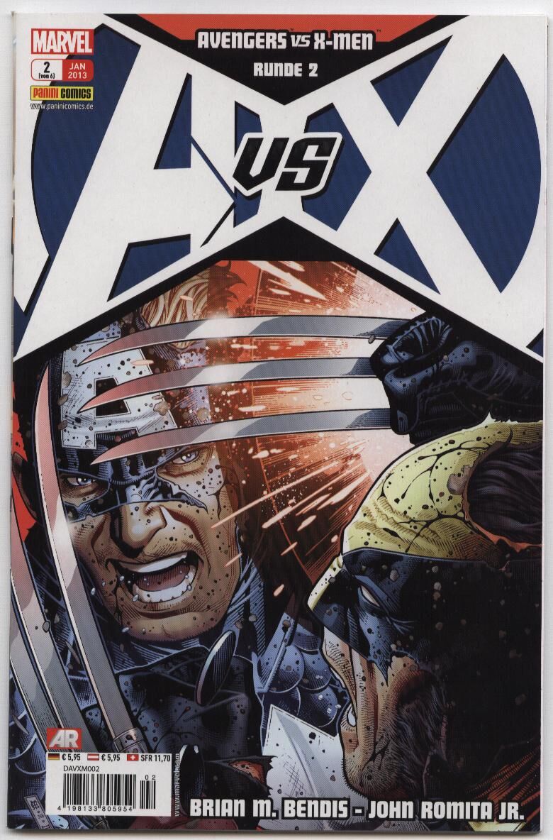 Avengers vs X-Men AVX #1-6 komplett