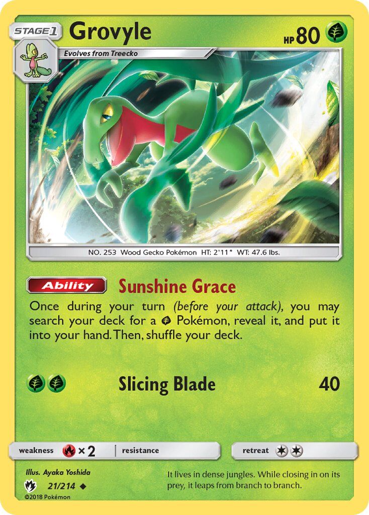 Grovyle - 21/214 - EN Grovyle - 21/214 - EN