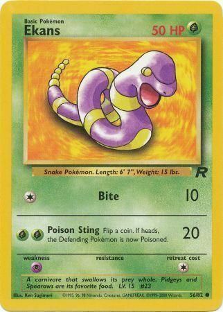 Ekans - 56/83 - Unlimited - EN Ekans - 56/83 - Unlimited - EN