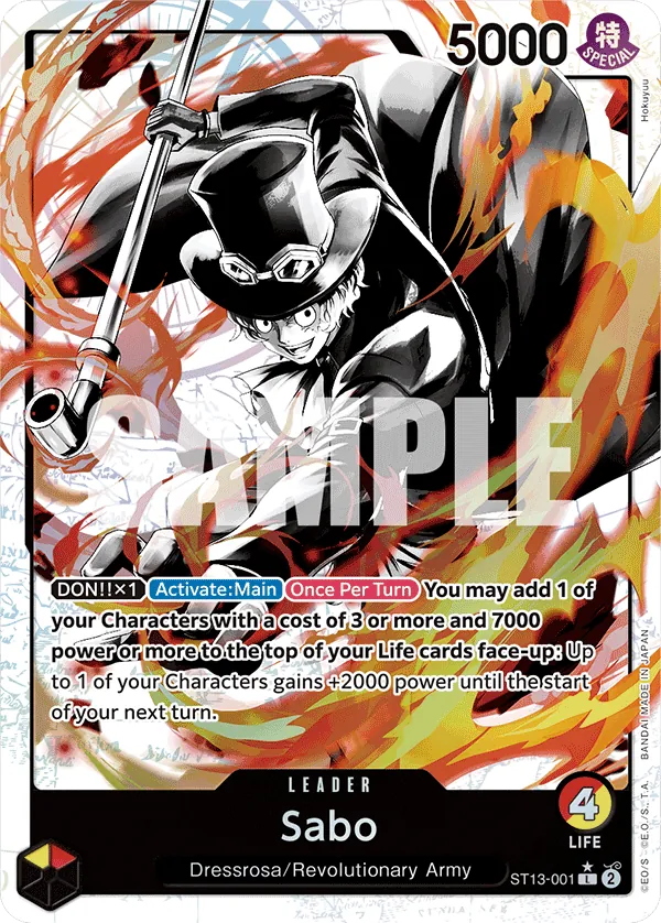 Sabo - ST13-001 - Alternate Art Sabo - ST13-001 - Alternate Art