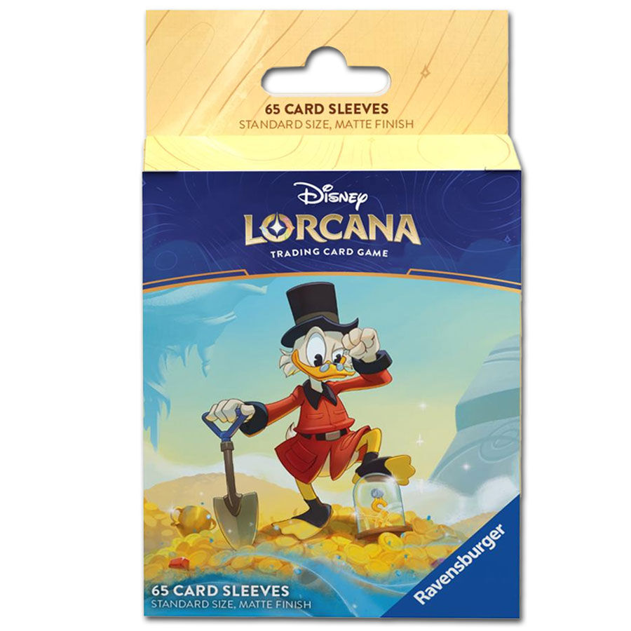 Disney Lorcana 3: Into the Inklands - 65 Card Sleeves Dagobert Duck Disney Lorcana 3: Into the Inklands - 65 Card Sleeves Dagobert Duck