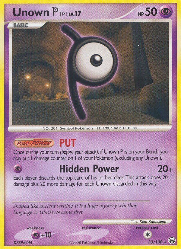 Unown P - 33/100 - EN Unown P - 33/100 - EN