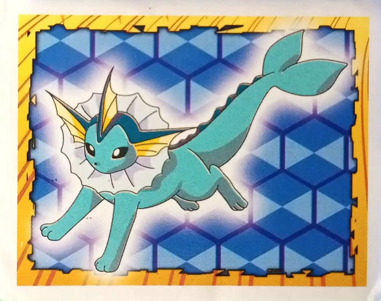 Vaporeon - 134 - Merlin Sticker Series 1 Vaporeon - 134 - Merlin Sticker Series 1