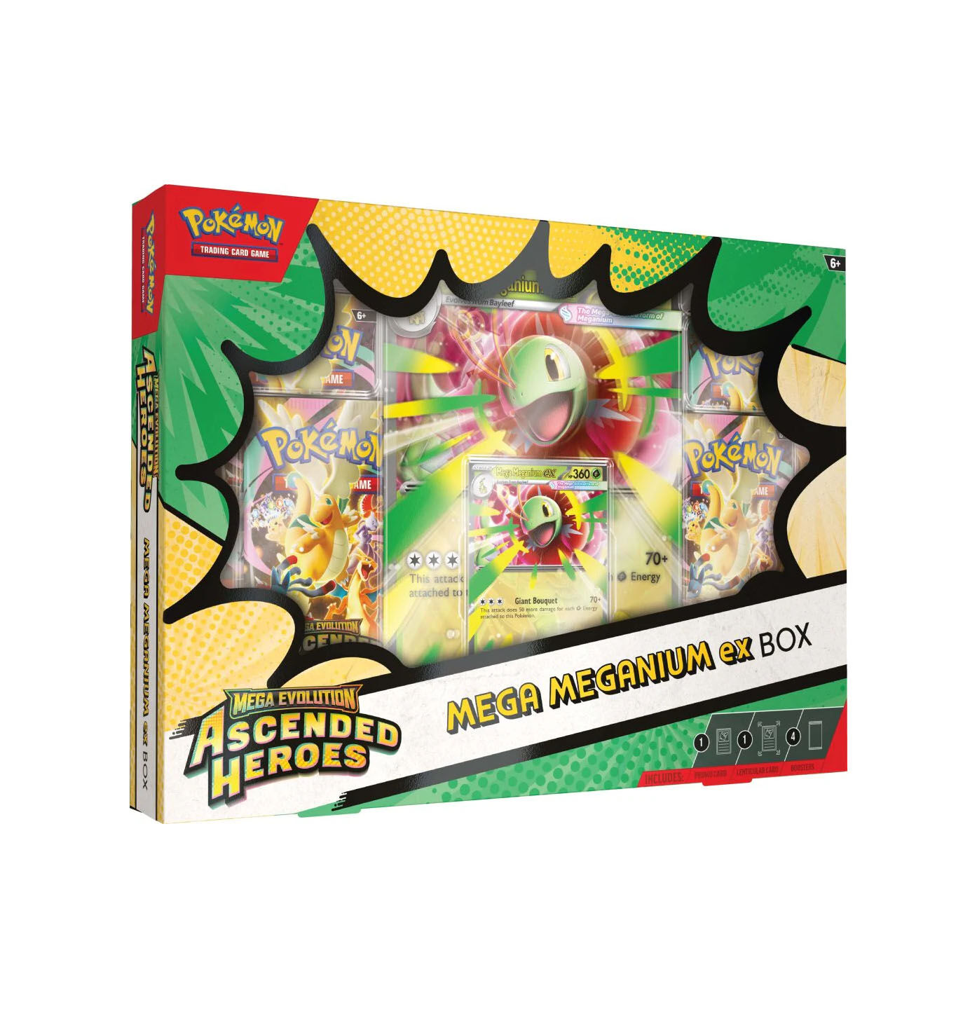 Pokémon TCG: Mega Evolution - Ascended Heroes Mega Meganium ex Box - EN Pokémon TCG: Mega Evolution - Ascended Heroes Mega Meganium ex Box - EN