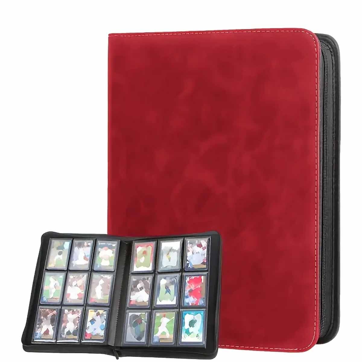 Toploader Binder Order Marmor Rot (288 Cards)