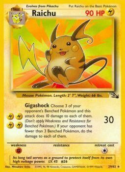 Raichu - 29/62 - Unlimited - EN