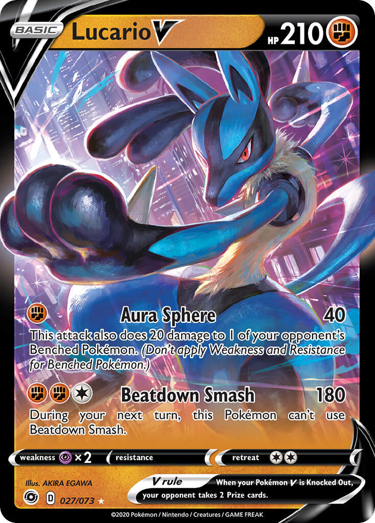 Lucario V - 027/80 - EN Lucario V - 027/80 - EN