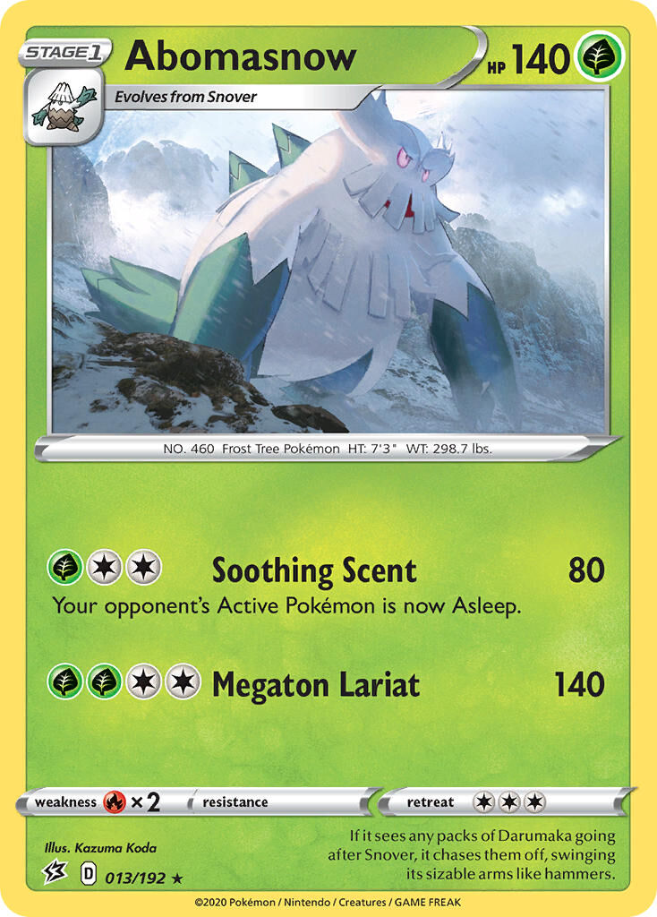 Abomasnow - 013/192 - EN Abomasnow - 013/192 - EN