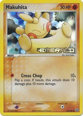 Makuhita - 54/106 - Reverse Holo - EN