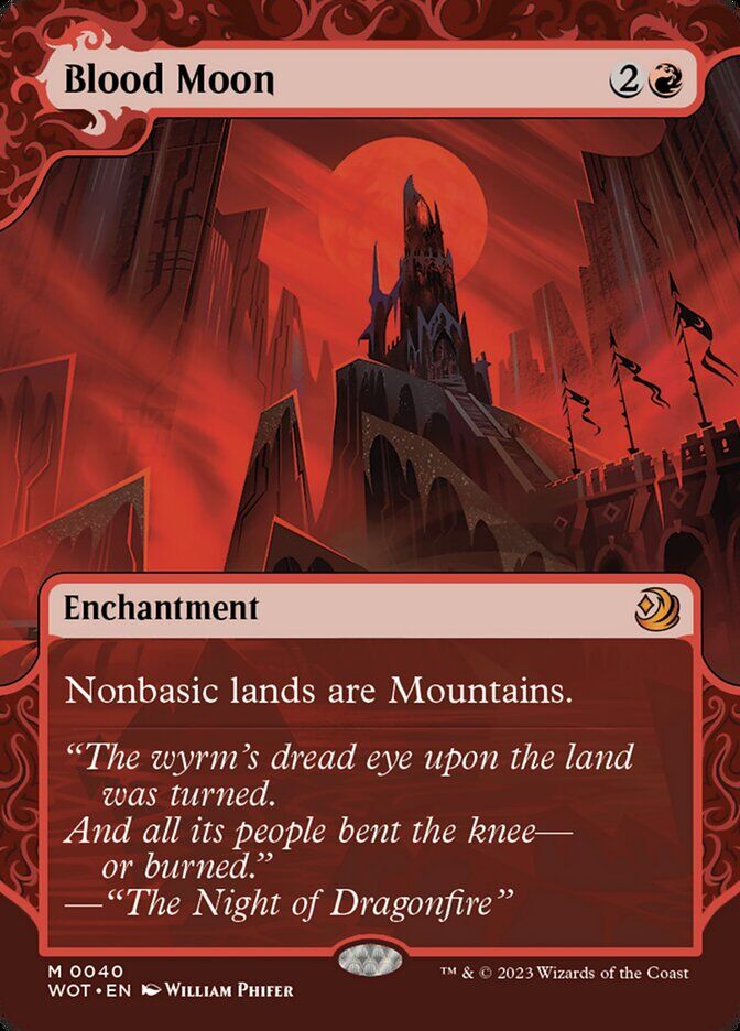 Blood Moon - WOT 40 - Normal - EN - NM Blood Moon - WOT 40 - Normal - EN - NM