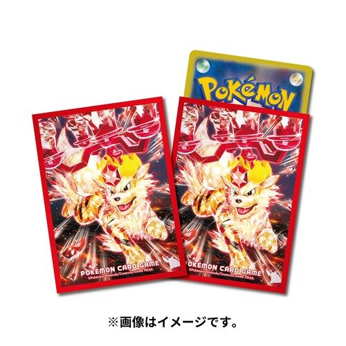 Pokemon Center Original Deck Sleeves Terastal Arcanine Pokemon Center Original Deck Sleeves Terastal Arcanine