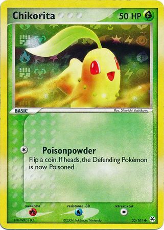 Chikorita - 55/101 - Reverse Holo - EN