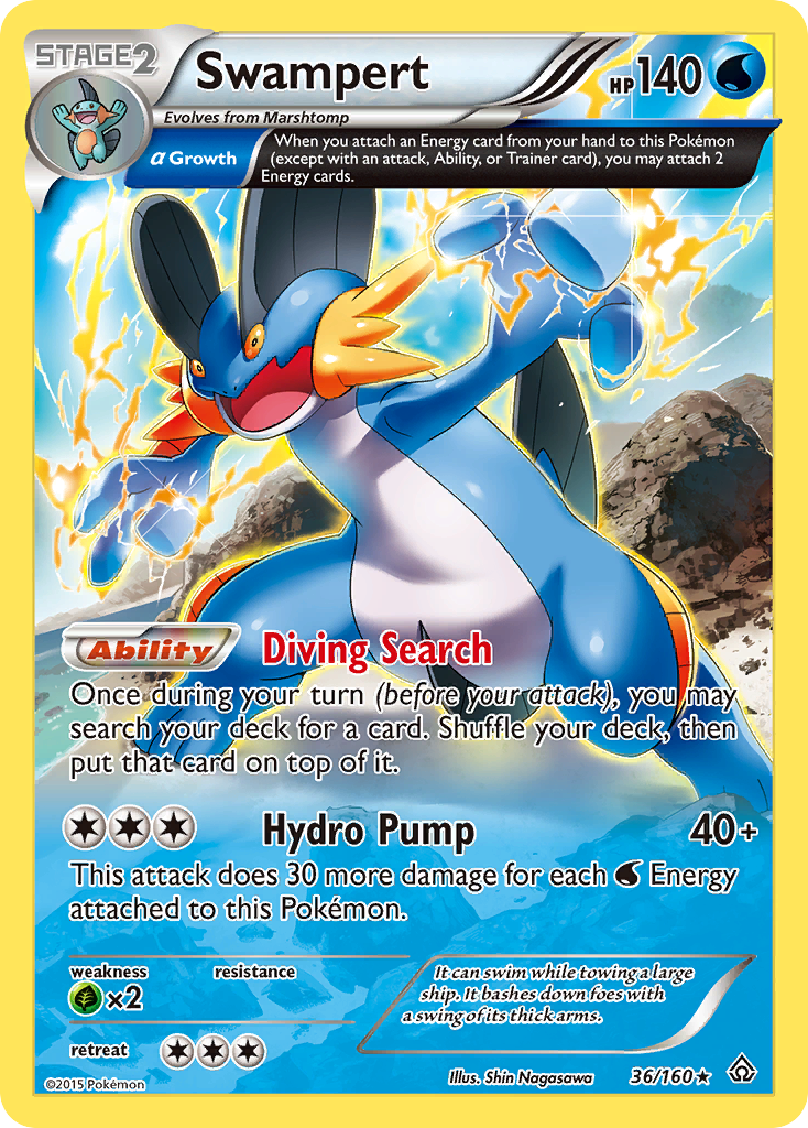 Swampert - 36/160 - EN Swampert - 36/160 - EN