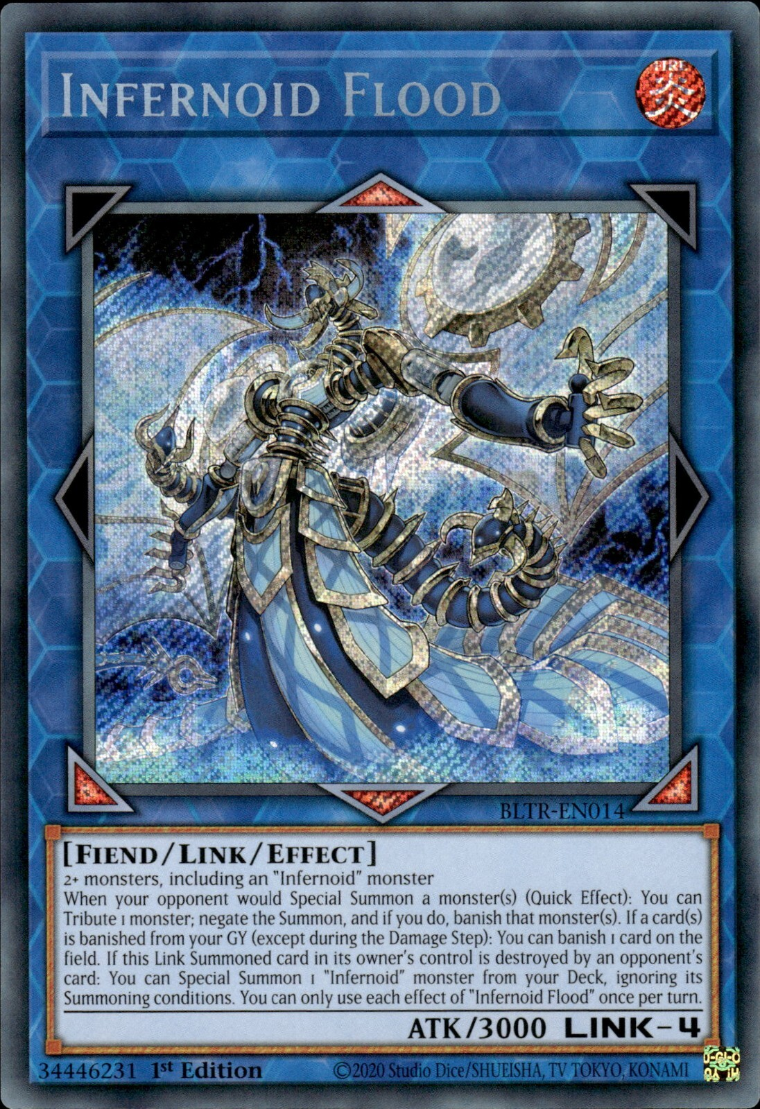 Infernoid Flood - BLTR-014 - Secret Rare - 1. Auflage Infernoid Flood - BLTR-014 - Secret Rare - 1. Auflage