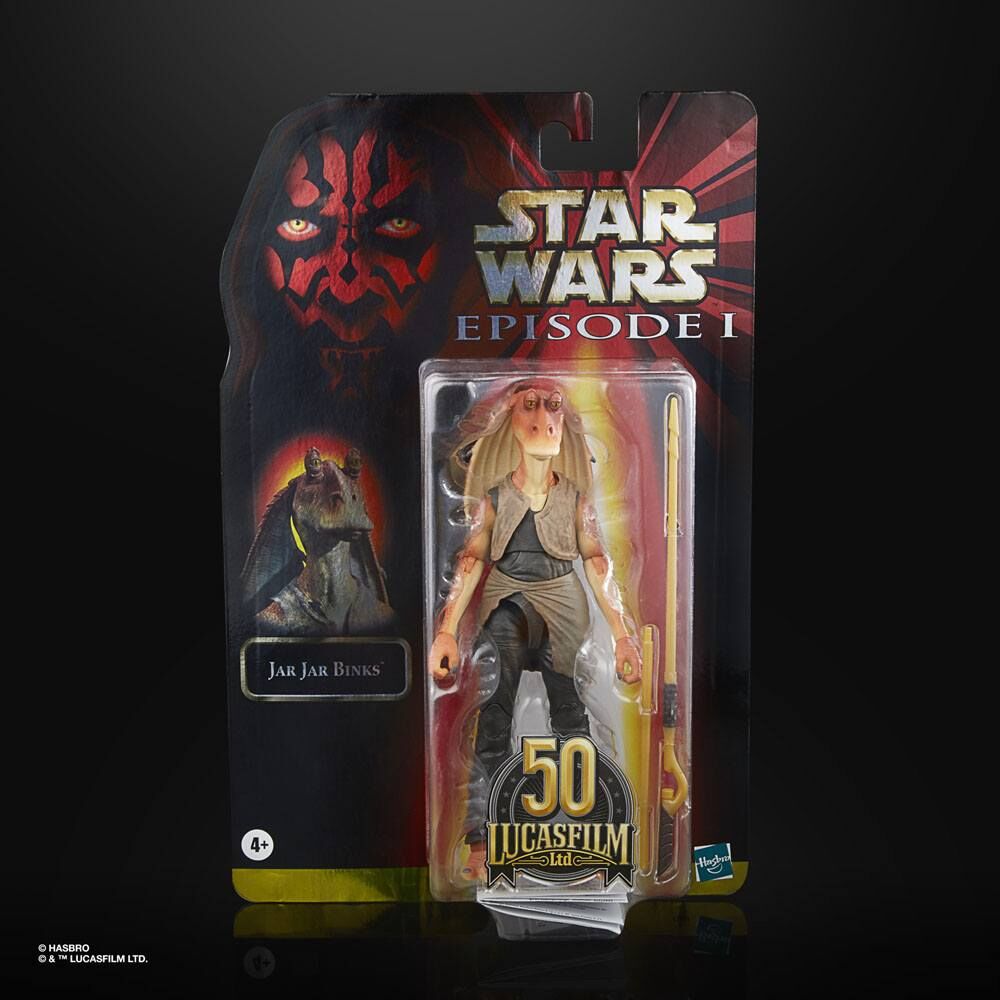Star Wars Episode I Black Series Lucasfilm 50th Anniversary Actionfigur 2021 Jar Jar Binks 15 cm