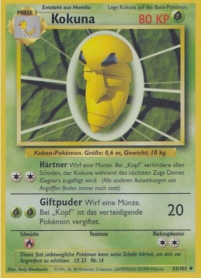 kokuna-pok-mon-tcg_0 Kokuna 033/102 - Pokémon TCG