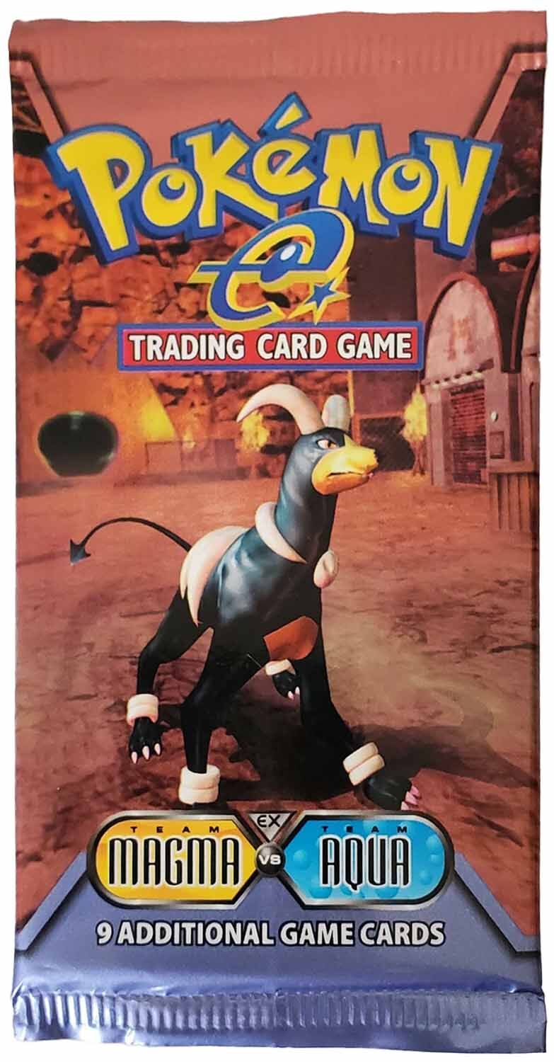 Pokémon EX Team Magma & Team Aqua Booster Sealed (Random Pack Art) - EN Pokémon EX Team Magma & Team Aqua Booster Sealed (Random Pack Art) - EN